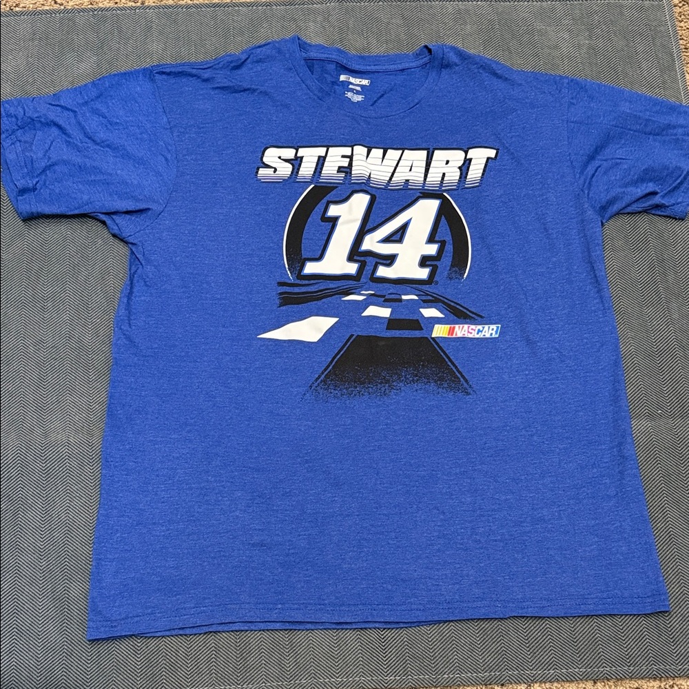 Nascar Stewart Blue Racing Tee